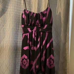 Black & purple dress